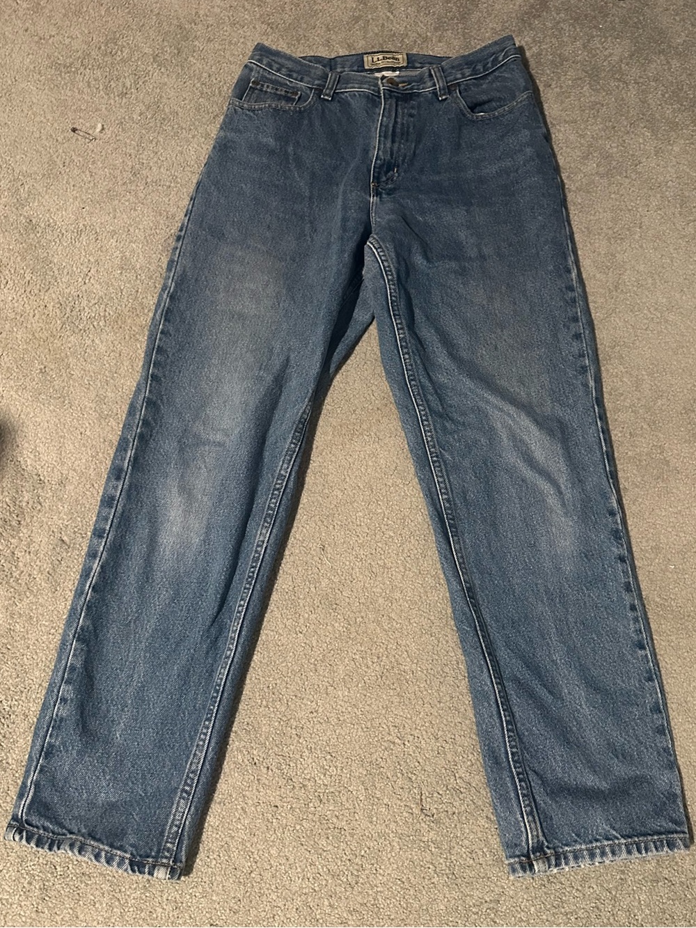 L.L. Bean Vintage Jeans in Medium Blue Denim